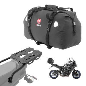 Set Gepäckbrücke + Hecktasche 60L passend für Yamaha MT-09 Tracer 900 17-20 Gepäckträger Bagtecs SLP-XF60