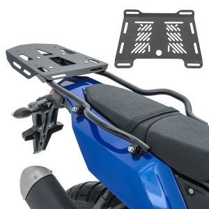Gepäckbrücke passend für Yamaha Tenere 700 19-24 Bagtecs SLP Gepäckträger + Gepäckträger Vergrößerung Bagtecs GV1