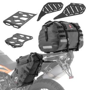 Set Satteltaschen MT142 + Hecktasche + Träger passend für KTM 790 / 890 Adventure / R 19-25 Bagtecs TX11