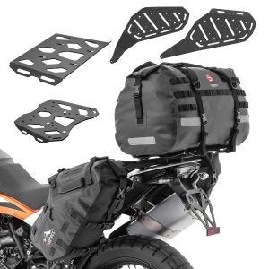 Set Satteltaschen MT142 + Hecktasche + Träger passend für KTM 790 / 890 Adventure / R 19-25 Bagtecs TX11 DPL1