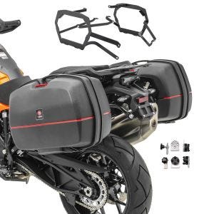 Veskesett som passer for KTM 790/890 Adventure/R 19-25 sidevesker + veskebærer Bagtecs TB8S