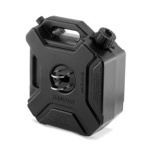 Motorsykkel reservebeholder 5L med holderbeholder plast Bagtecs JC8 sort