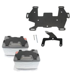 Ekstra bagasjeholdere egnet for Vario koffert BMW R 1250 GS 19-23 Bagtecs GA23 bagasjeholdere svart