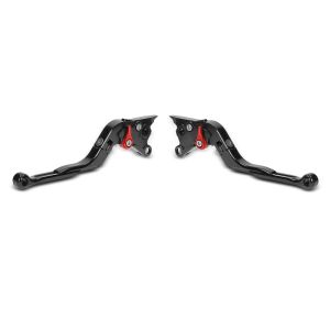 Bremsehåndtak og clutchspak Vario 2 egnet for KTM 690 SMC / R 14-22 med ABE sammenleggbar og lengdejusterbar svart-rød
