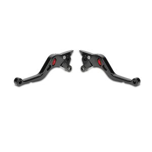 Bremsehåndtak og clutchspak VX egnet for Yamaha Tenere 700 19-23 kort med ABE svart-rød