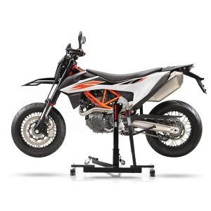 Manøvreringshjelp egnet for KTM 690 SMC / R 19-24 - for garasje, sidestativ og hovedstativ, 300 kg