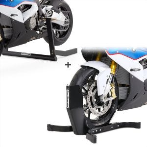 Set PP1 Motorrad Zentralheber Center Pro + Motorradwippe Easy Plus ConStands_1