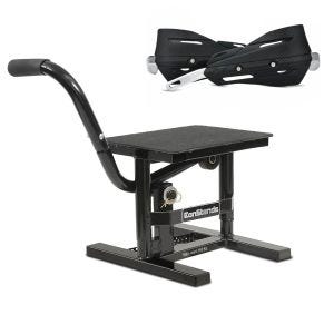 Motorradständer Cross-Lift M + Handprotektoren für Beta RR 498 / 50 / 525 schwarz_1
