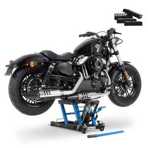 Lift egnet for Kawasaki VN 900 Classic / Custom ConStands Midlift L Plus blå
