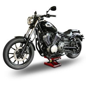Lift egnet for Yamaha XVS 1300 A Midnight Star Motorsykkel Jack ConStands Mid-lift M rød