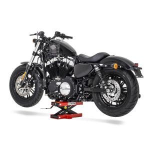 Løfteplattform egnet for Chopper/Custombike saksejekk ConStands Mini-Lift rød CB11609