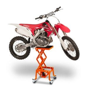 Enduro motorsykkeljekk Cross-Lift XL egnet for skittsykler fra ConStands oransje DPLB2