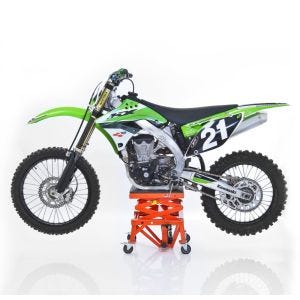 Enduro motorsykkeljekk Cross-Lift XL egnet for skittsykler fra ConStands oransje DPLB1