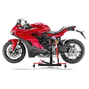 Manøvreringshjelp egnet for Ducati Supersport / S 17-21 - for garasje, sidestativ og hovedstativ, 300 kg