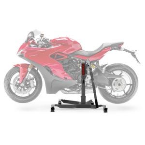 Sentralstativ egnet for Ducati Supersport / S 17-21 grå motorsykkeljekk ConStands Power-Classic
