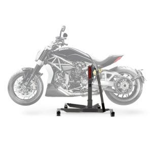 Sentralstativ egnet for Ducati Xdiavel 16-24 grå motorsykkeljekk ConStands Power-Classic