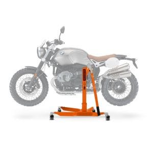 Sentralstativ egnet for BMW R NineT Scrambler 16-23 oransje motorsykkeljekk ConStands Power-Classic