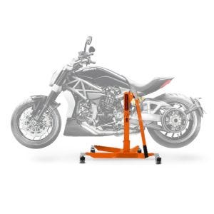 Sentralstativ egnet for Ducati Xdiavel 16-24 oransje motorsykkeljack ConStands Power-Classic