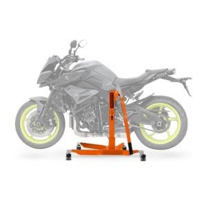 Sentralstativ egnet for Yamaha MT-10 16-25 oransje motorsykkeljack ConStands Power-Classic