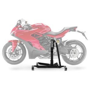 Sentralstativ egnet for Ducati Supersport / S 17-21 svart motorsykkeljekk ConStands Power-Classic