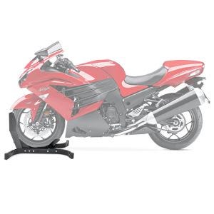 Motorsykkelrocker egnet for Kawasaki ZZR 1400 Motorsykkelstativ ConStands Easy-Plus svart
