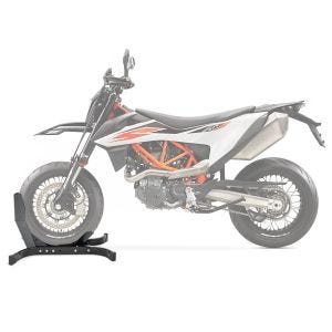 Motorsykkelvippe egnet for KTM 690 SMC/R Motorsykkelstativ ConStands Easy-Plus svart