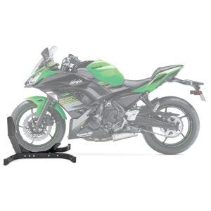 Motorsykkelrocker egnet for Kawasaki Ninja 650 Motorsykkelstativ ConStands Easy-Plus svart