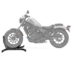 Motorsykkelrocker egnet for Honda Rebel 500 CMX Motorsykkelstativ ConStands Easy-Plus svart