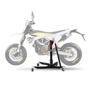 Sentralstativ egnet for Husqvarna 701 Supermoto 15-24 motorsykkeljekk ConStands Power-Classic