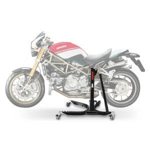 Sentralstativ egnet for Ducati Monster S2R 800 05-07 motorsykkeljekk ConStands Power-Classic