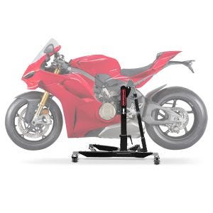 Sentralstativ egnet for Ducati Panigale V4/S 2025 svart motorsykkeljekk ConStands Power-Classic