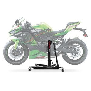 Sentralstativ egnet for Kawasaki Ninja ZX-4RR 2024 ConStands svart motorsykkeljekk Power-Classic