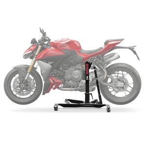 Sentralstativ egnet for Ducati Streetfighter V2/S 2025 svart motorsykkeljekk ConStands Power-Classic
