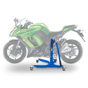 Sentralstativ egnet for Kawasaki Z 1000 SX 11-24 blå motorsykkeljack ConStands Power-Classic