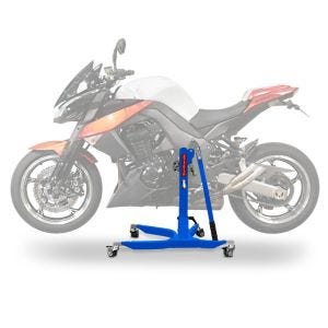 Sentralstativ egnet for Kawasaki Z 1000 10-13 blå motorsykkeljekk ConStands Power-Classic