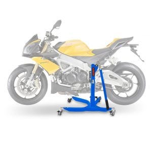 Sentralstativ egnet for Aprilia Tuono V4 1100 Factory 15-25 Blå motorsykkeljekk ConStands Power-Classic
