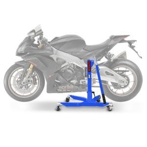 Sentralstativ egnet for Aprilia RSV4 1100 Factory 19-25 Blå motorsykkeljekk ConStands Power-Classic