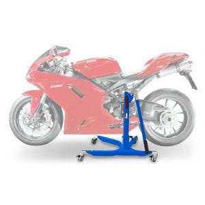 Sentralstativ egnet for Ducati 1098 07-08 Blå motorsykkeljekk ConStands Power-Classic