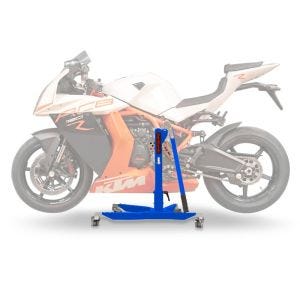 Sentralstativ egnet for KTM 1190 RC8 / R 08-15 blå motorsykkeljekk ConStands Power-Classic