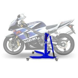 Sentralstativ egnet for Suzuki GSX-R 1000 03-04 Blå motorsykkeljekk ConStands Power-Classic