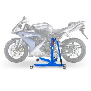 Sentralstativ egnet for Yamaha YZF-R1 04-06 blå motorsykkeljack ConStands Power-Classic