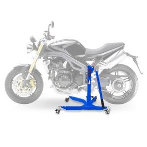 Sentralstativ egnet for Triumph Speed Triple 05-10 blå motorsykkeljack ConStands Power-Classic