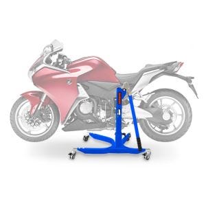 Sentralstativ egnet for Honda VFR 1200 F 10-16 Blå motorsykkeljekk ConStands Power-Classic
