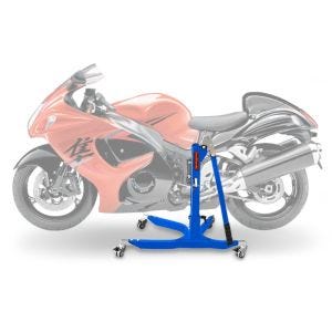 Sentralstativ egnet for Suzuki Hayabusa 99-07 blå motorsykkeljekk ConStands Power-Classic