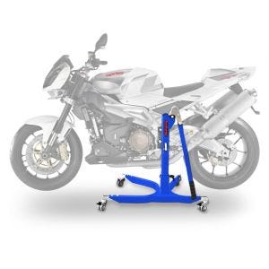 Sentralstativ egnet for Aprilia Tuono 1000 / R 06-11 blå motorsykkeljekk ConStands Power-Classic