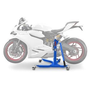Sentralstativ egnet for Ducati 959 Panigale 16-19 blå motorsykkeljekk ConStands Power-Classic