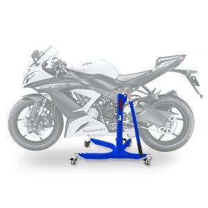 Sentralstativ egnet for Kawasaki ZX-6R 636 13-17 blå motorsykkeljekk ConStands Power-Classic NYHET