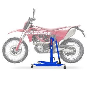 Sentralstativ egnet for Gas Gas ES 700 22-24 Blå motorsykkeljekk ConStands Power-Classic