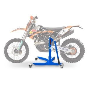 Sentralstativ egnet for KTM 690 Enduro / R 08-16 blå motorsykkeljekk ConStands Power-Classic