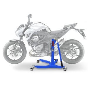 Sentralstativ egnet for Kawasaki Z 800 / e 13-16 Blå motorsykkeljekk ConStands Power-Classic